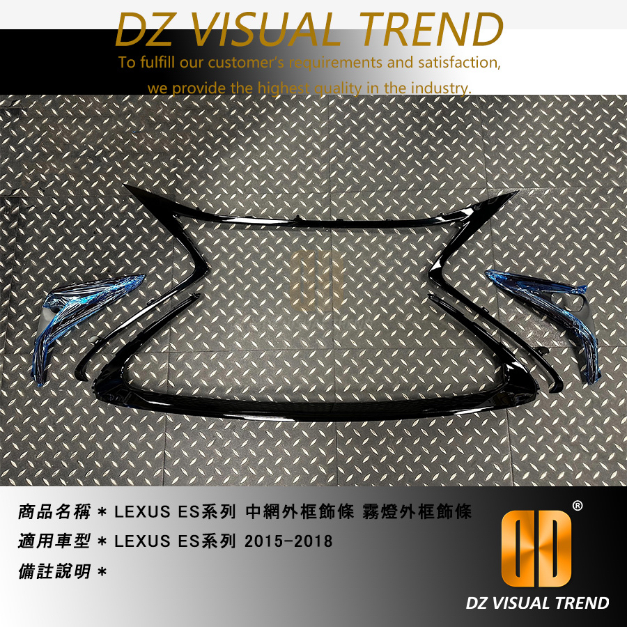 【大眾視覺潮流精品】LEXUS ES300H ES300 ES200 2015-2018 水箱罩外框飾條